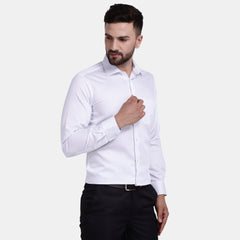 Men's Luthai Supima Mercerised Cotton Striper Design Regular Fit Dress Shirt