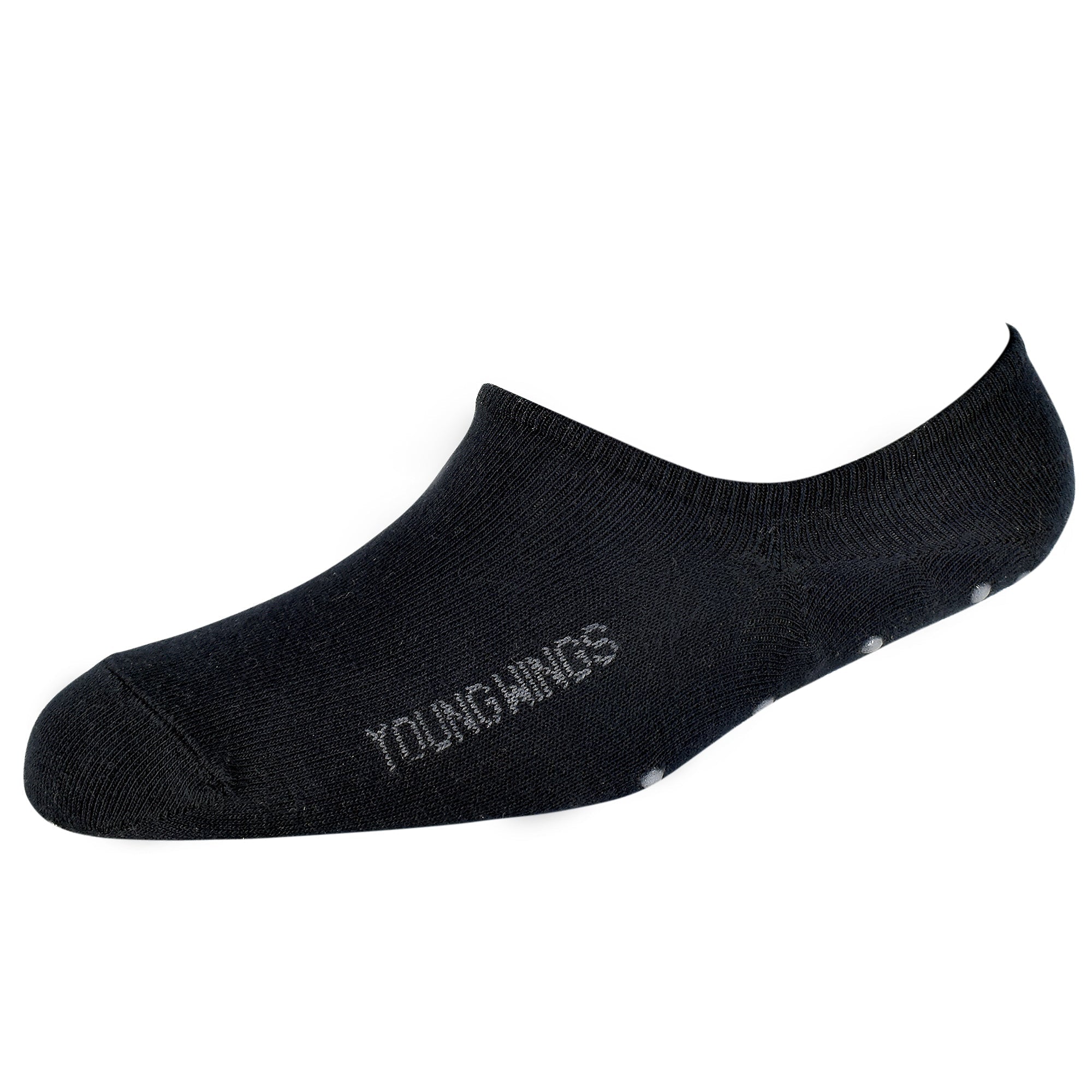 Young Wings Anti-Slip Unisex Home/Yoga Cotton No-Show Socks - (Pack of 2 Pairs) - Style code: M2-135