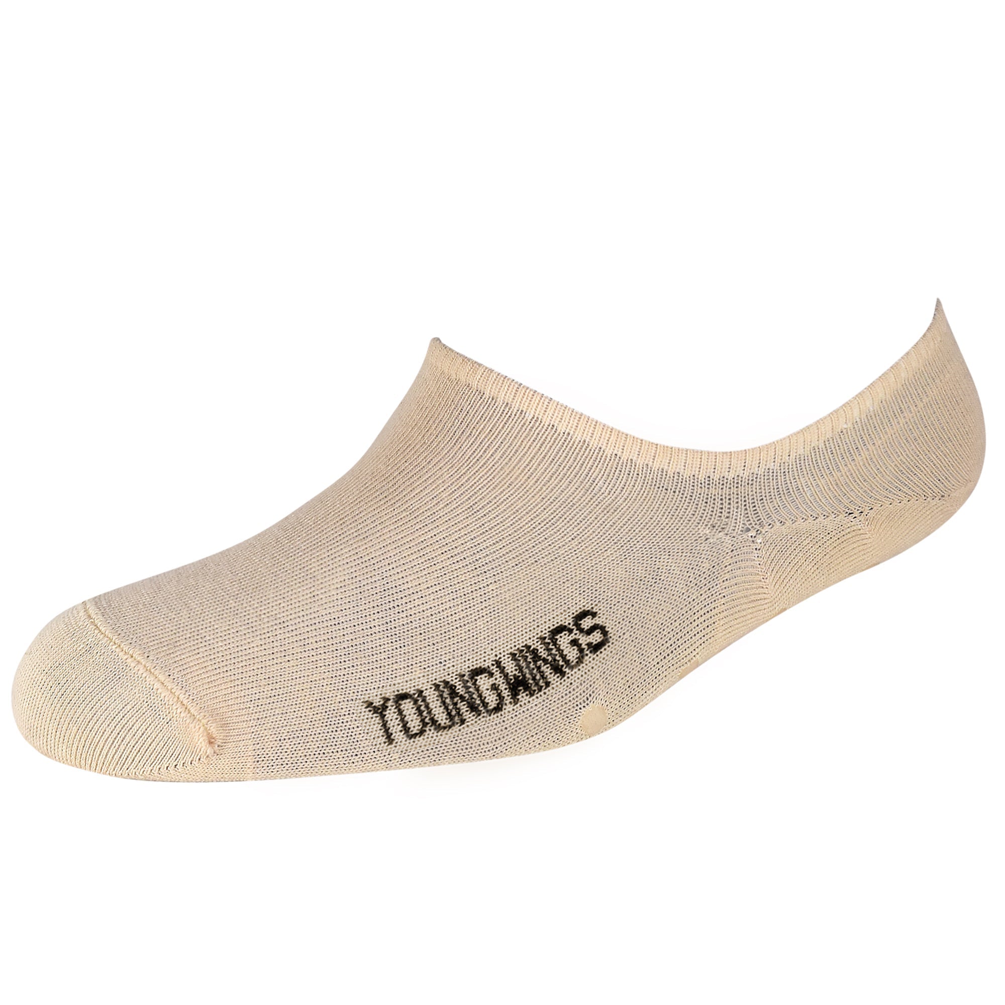 Young Wings Anti-Slip Unisex Home/Yoga Cotton No-Show Socks - (Pack of 2 Pairs) - Style code: M2-135