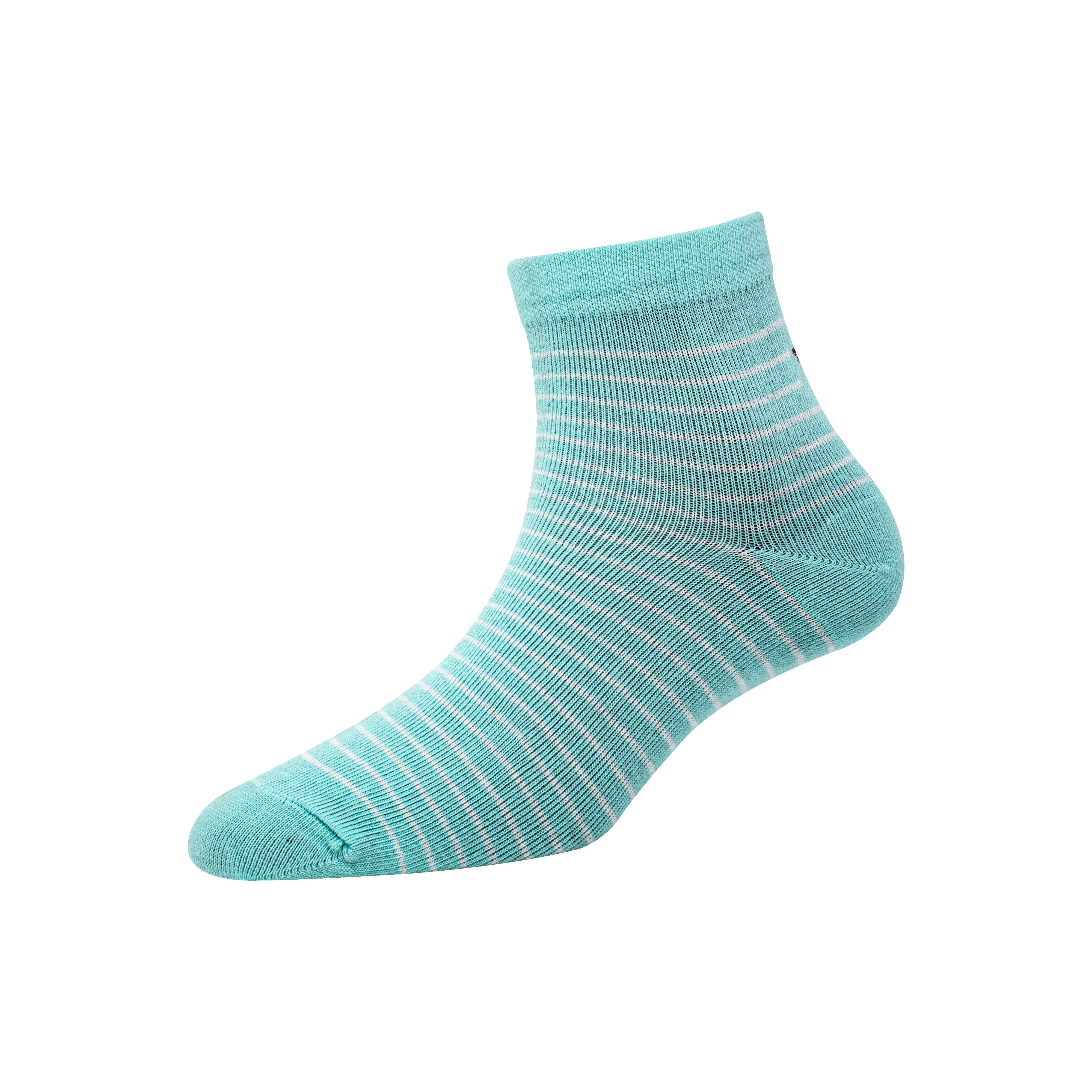 Women's YW-W1-4003 Ankle Pin Stripe Socks