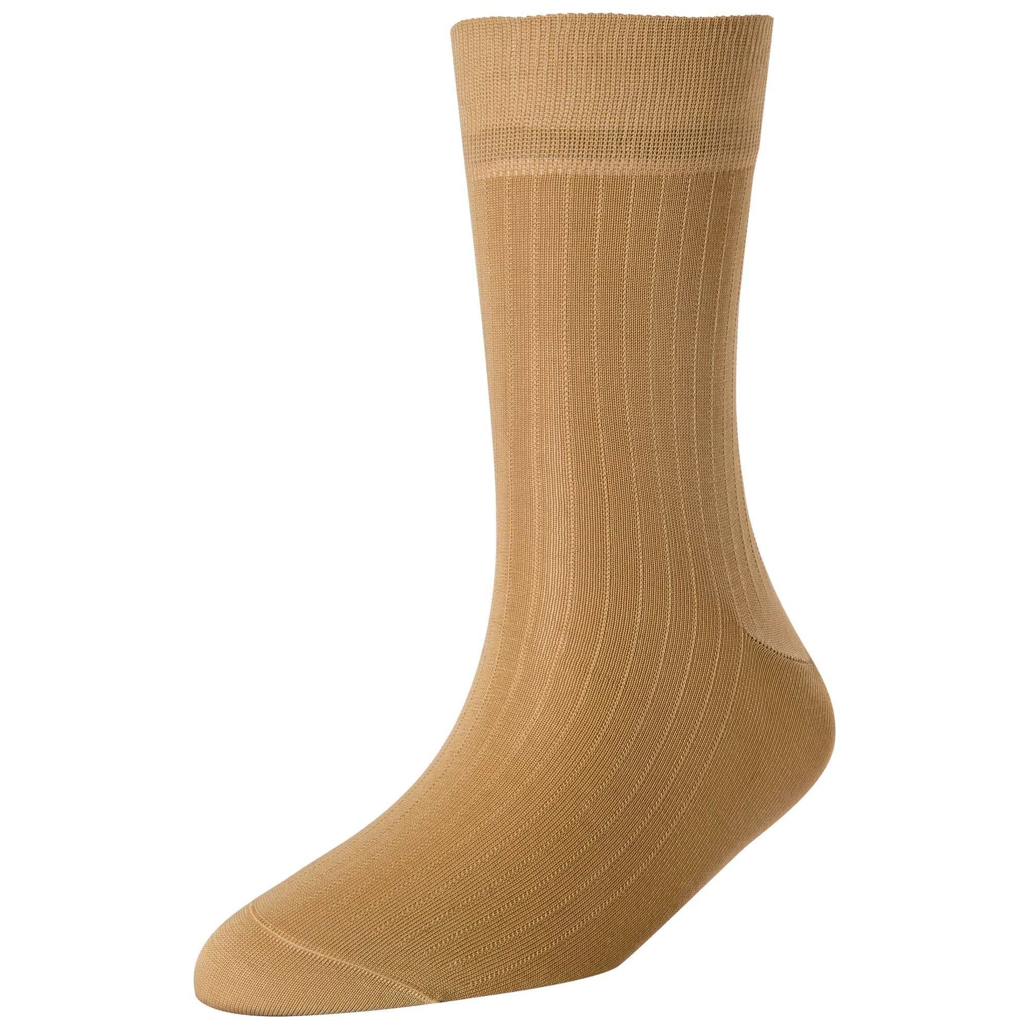 Men's Fine 6x1 Rib Mid Socks