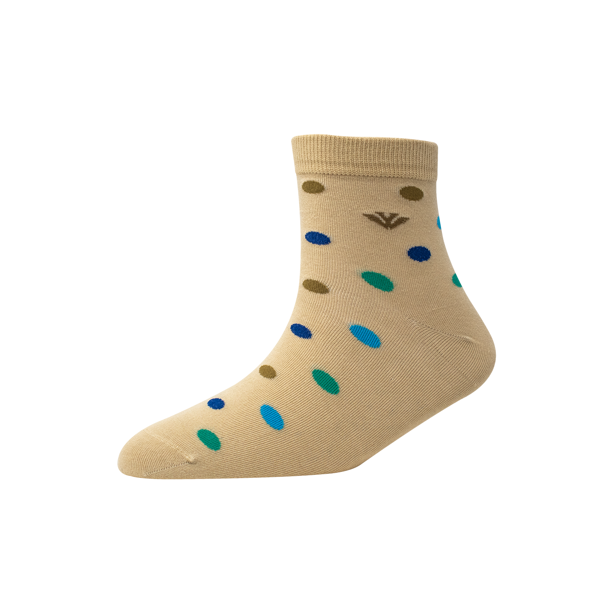 Men's YW-M1-271 Multi Colour Circle Ankle Socks