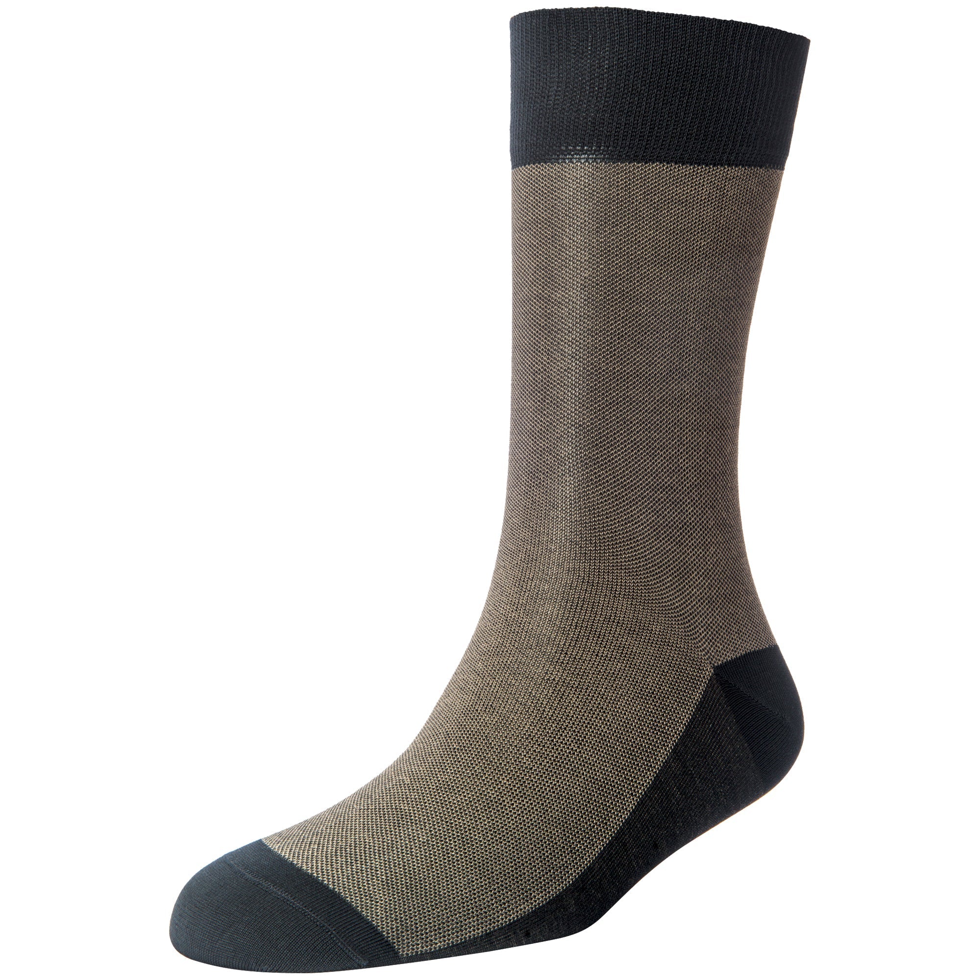 Men's Fashion Bitone Standard Length Socks