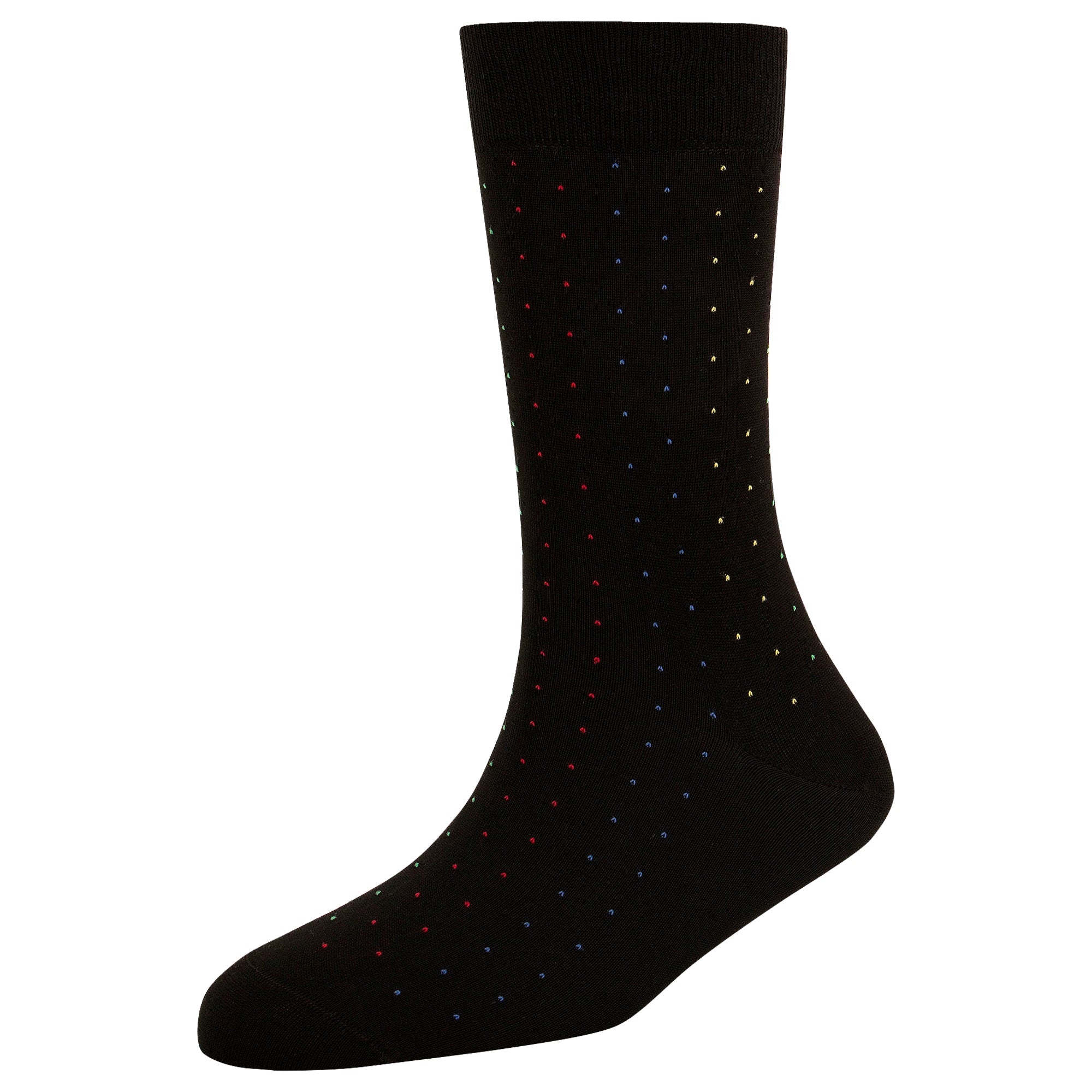 Men's Fashion Small Dots Standard Length Socks