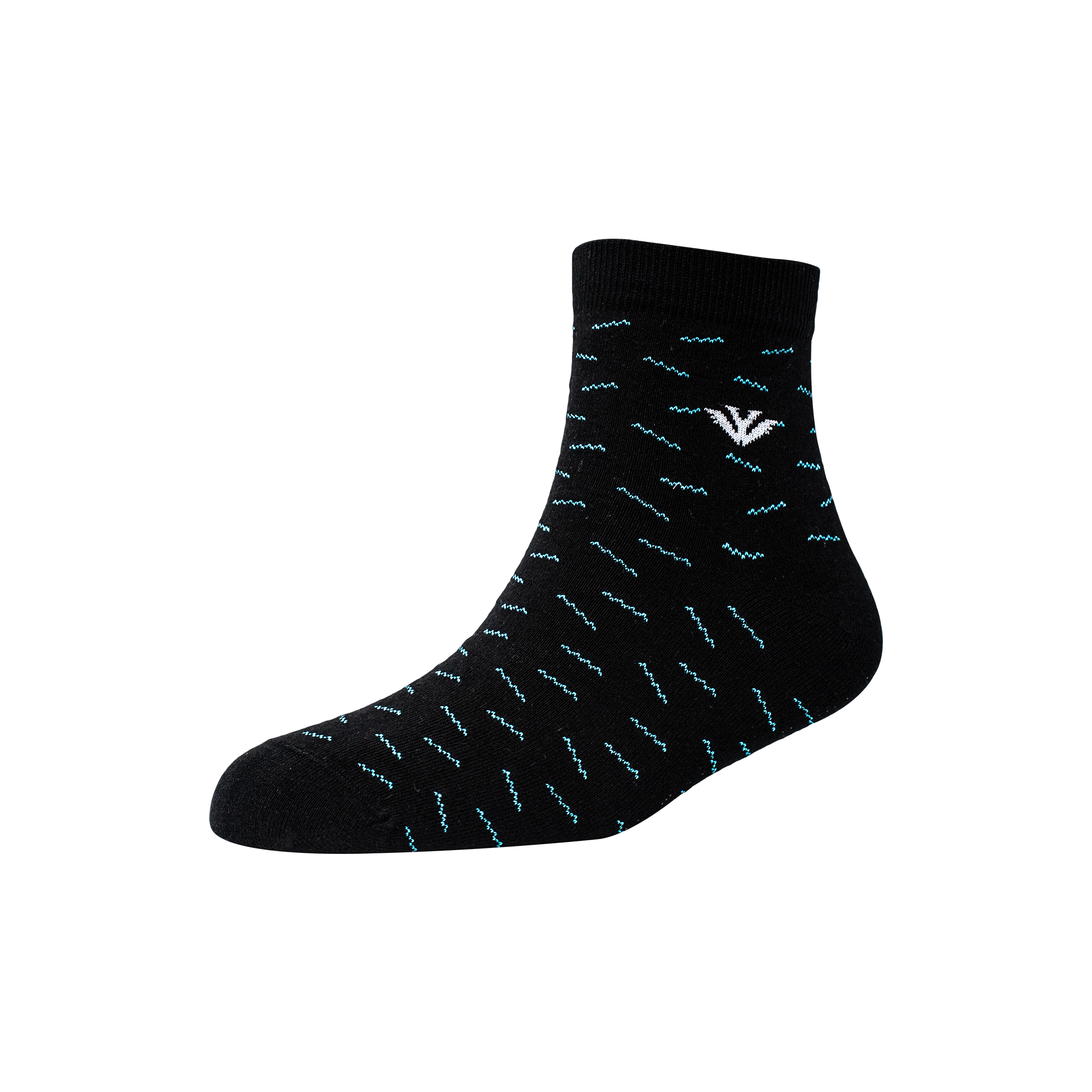 Men's YW-M1-267 Zig Zag Ankle Socks