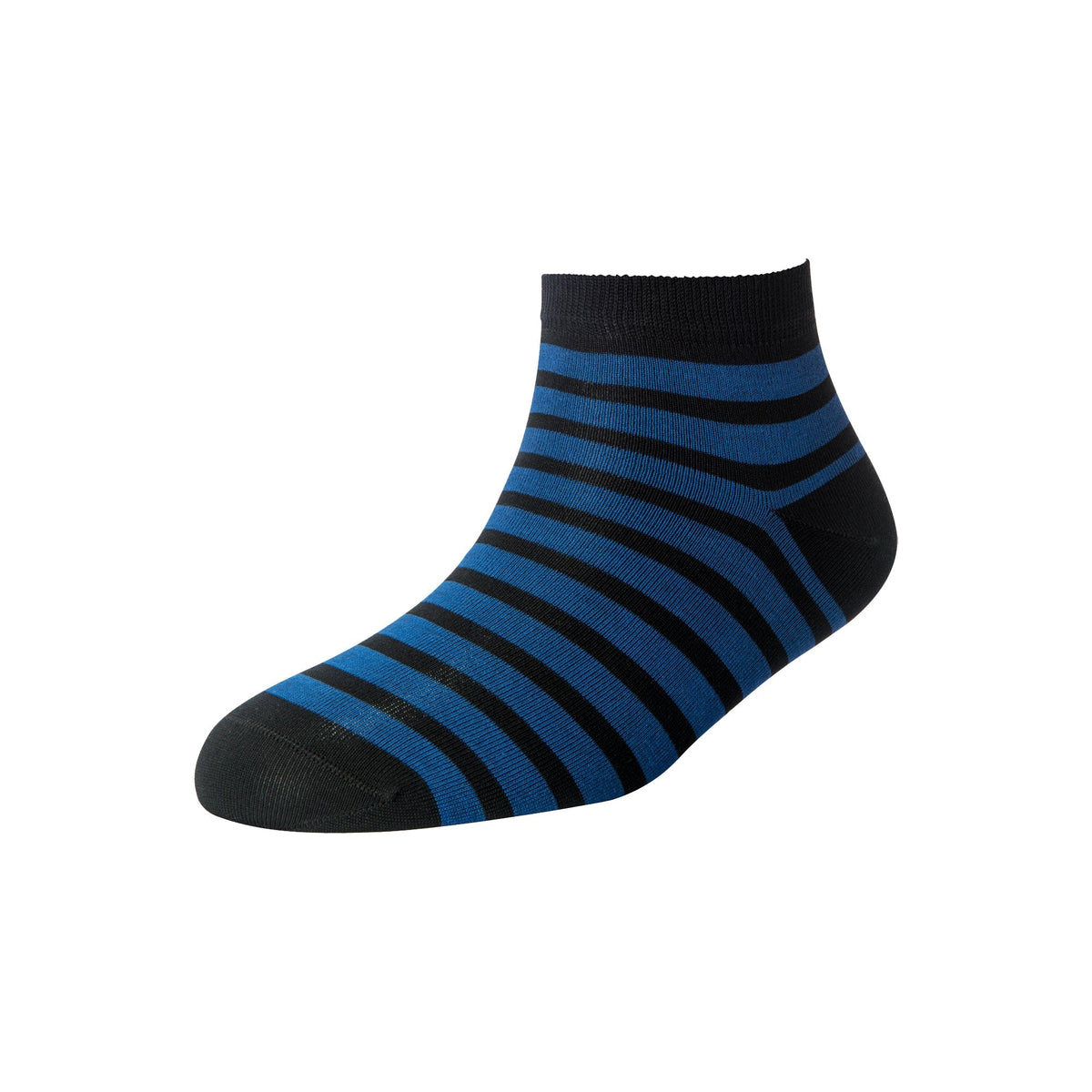 Men's Blue Stripe Ankle Socks