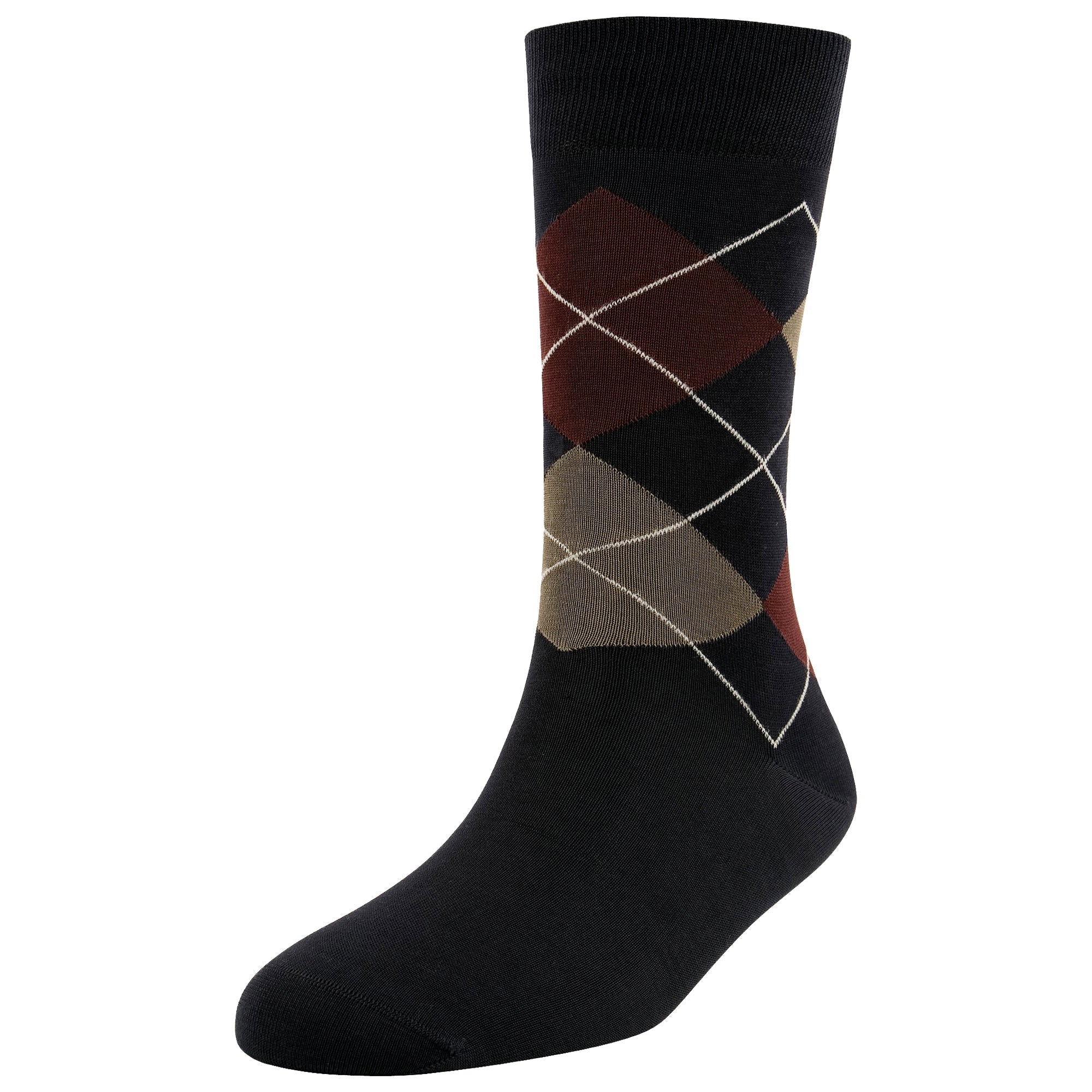 Men's Fashion Argyle Standard Length Socks