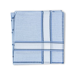 Men's Imerial Premium Cotton 6 Piece Handkerchief Set - Pastel Stripe