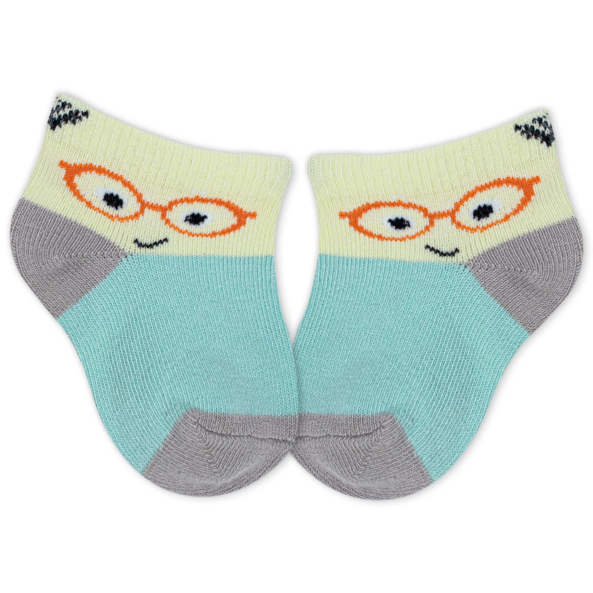 Kids Cotton Antibacterial Ankle length Socks - YW-ASP-8015 - Pack of 5 Pairs