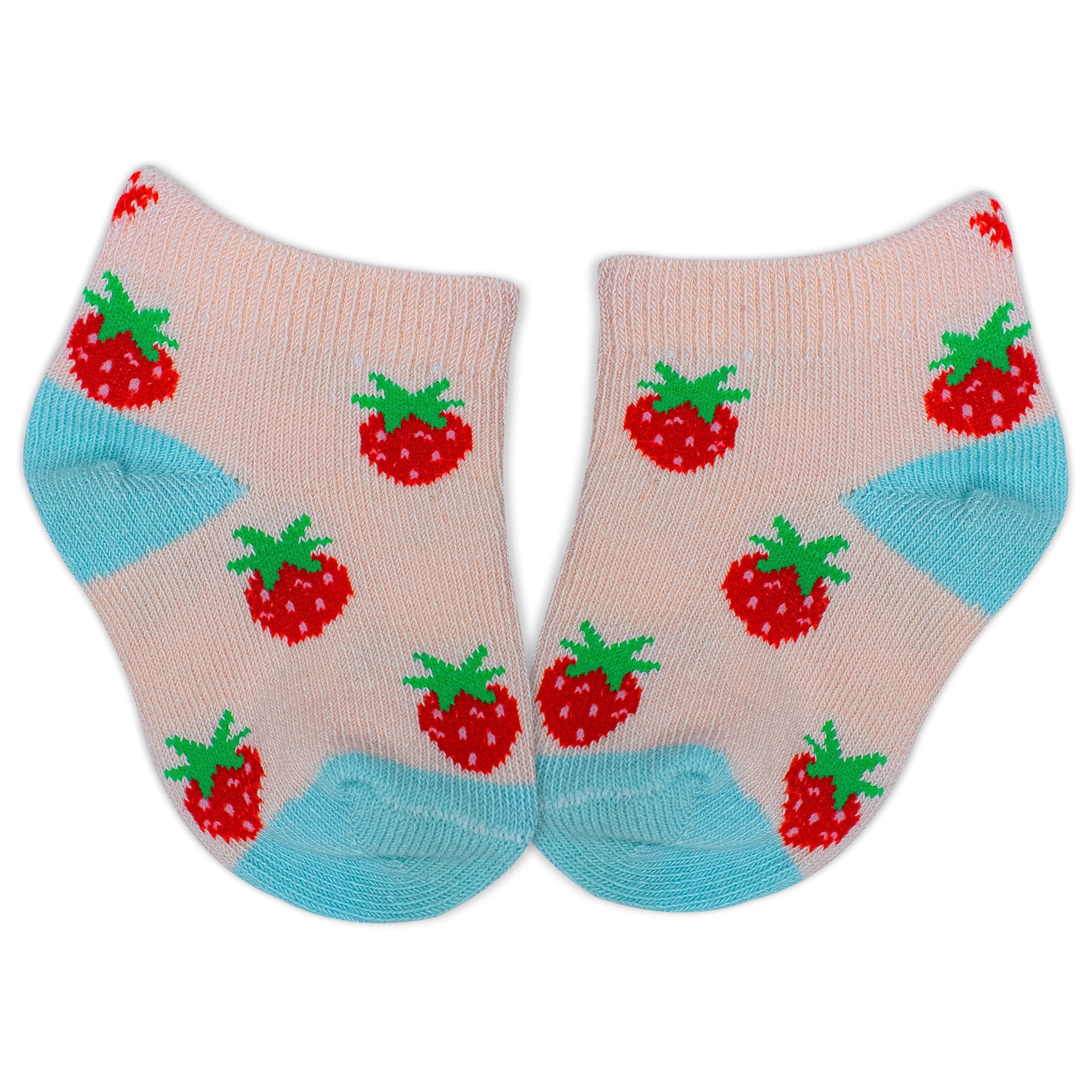 Kids Cotton Antibacterial Ankle length Socks - YW-ASP-8019 - Pack of 5 Pairs