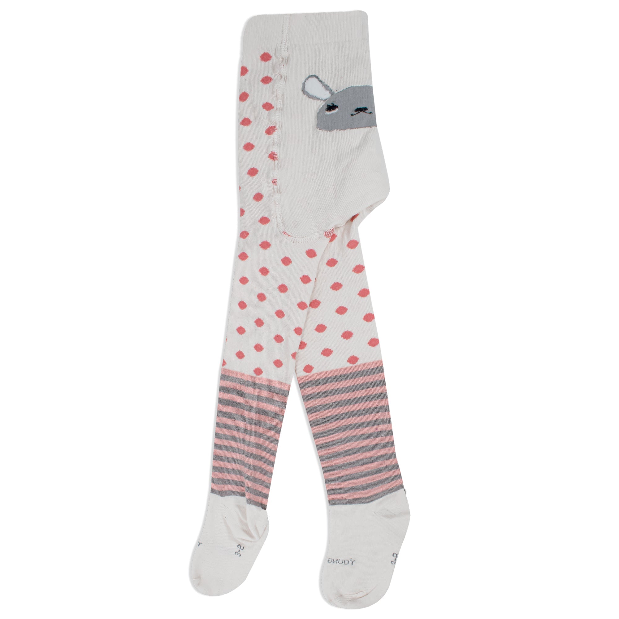 Young Wings Antibacterial Kids Circle & Stripe Design Tights - DT 1006 - Pack of 1