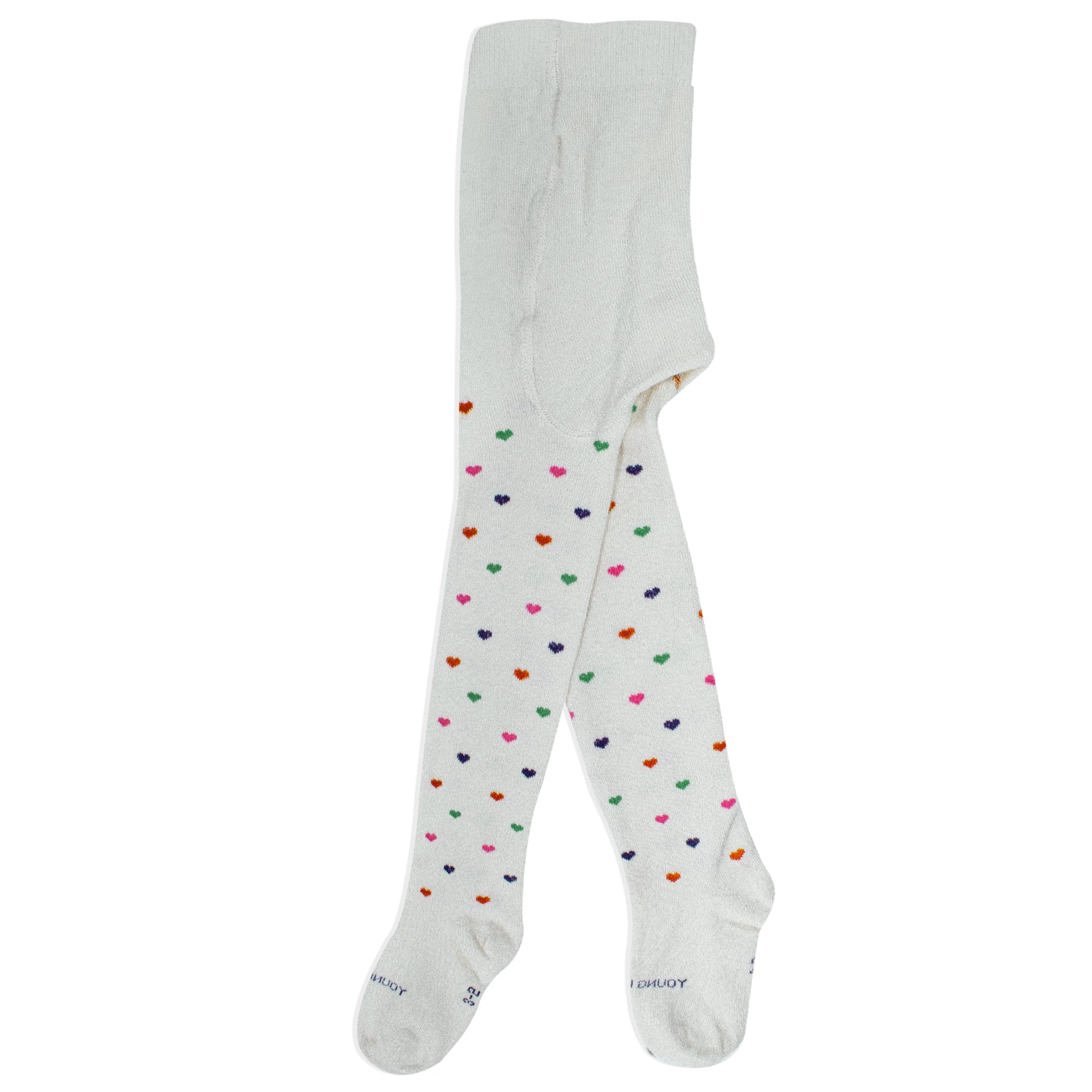 Young Wings Antibacterial Kids Heart Design Tights - DT 1003 - Pack of 1