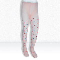 Young Wings Antibacterial Kids Heart Design Tights - DT 1003 - Pack of 1