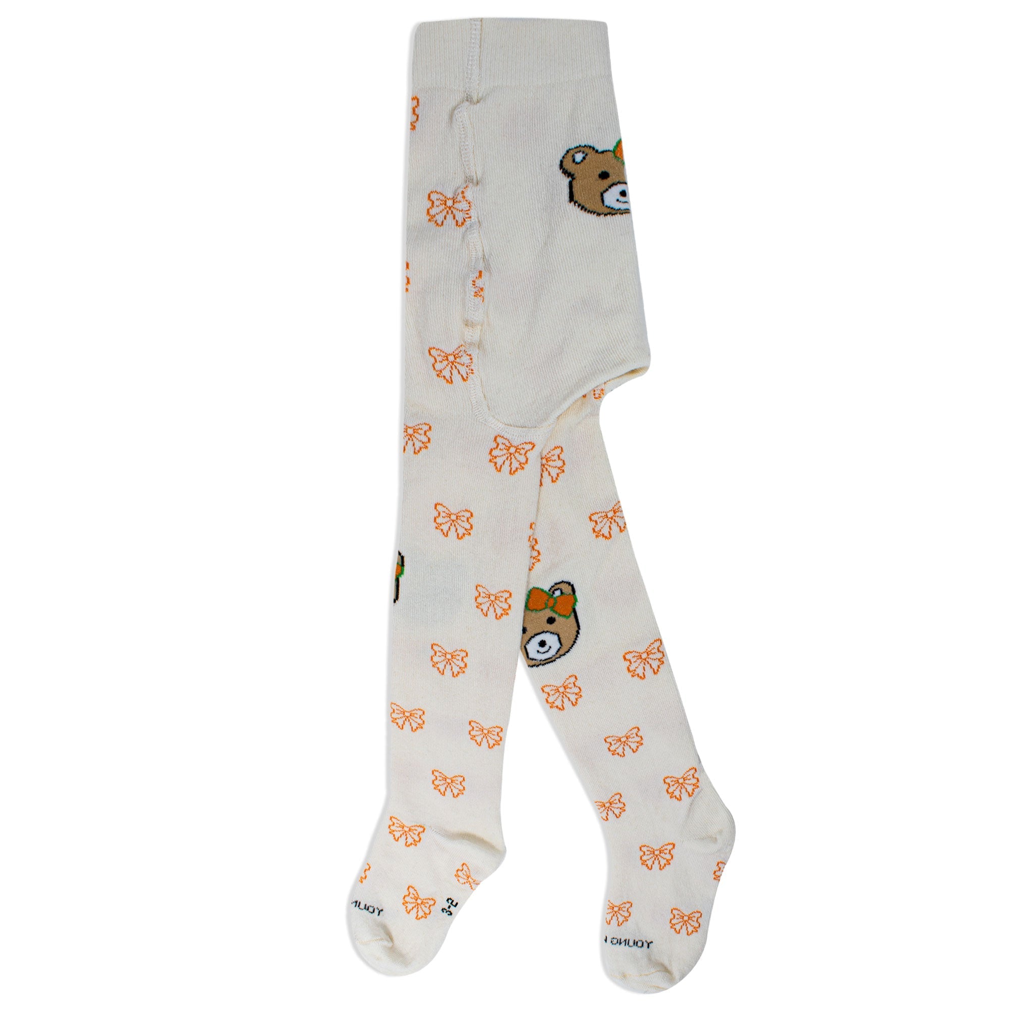 Young Wings Antibacterial Kids Bow Design Tights - DT 1004 - Pack of 1