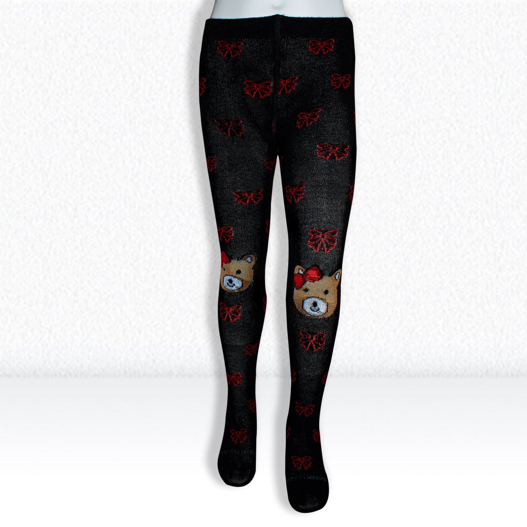 Young Wings Antibacterial Kids Bow Design Tights - DT 1004 - Pack of 1