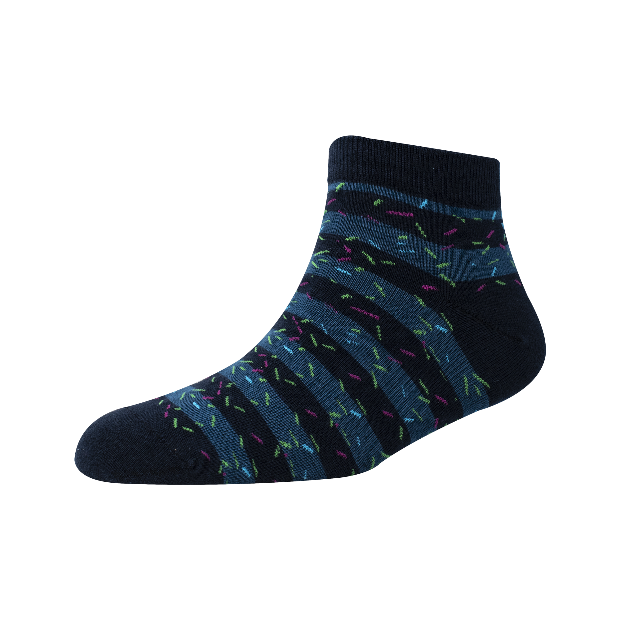 Men's YW-M1-234 Fashion Stripe Ankle Socks