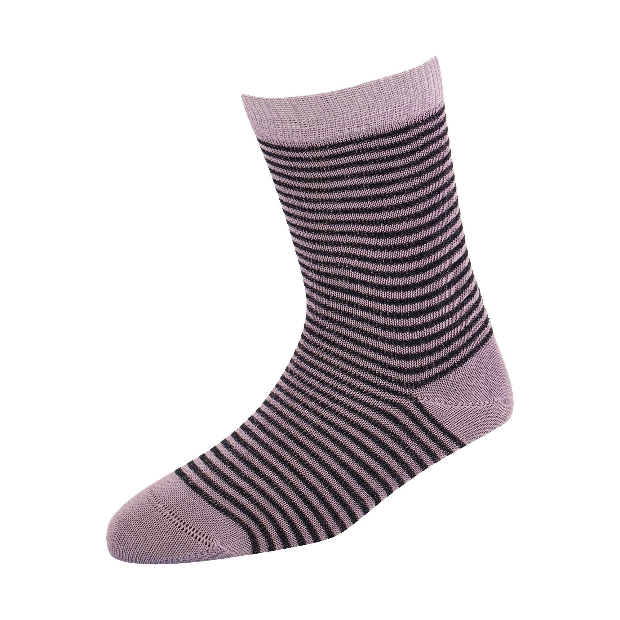 Kids Lavender Stripe Socks