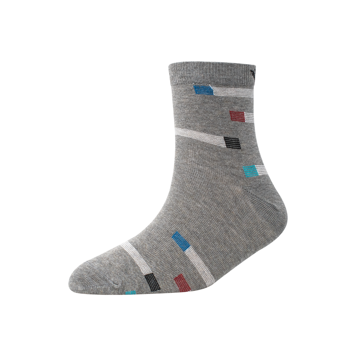 Men's YW-M1-243 Rectangular Stripe Ankle Socks