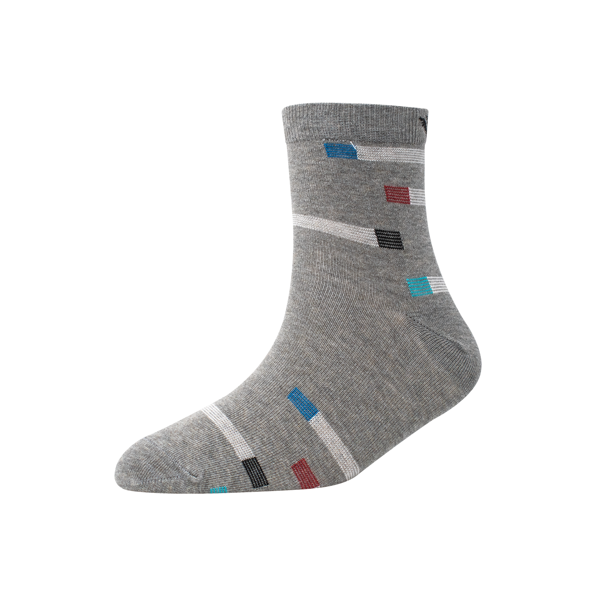 Men's YW-M1-243 Rectangular Stripe Ankle Socks
