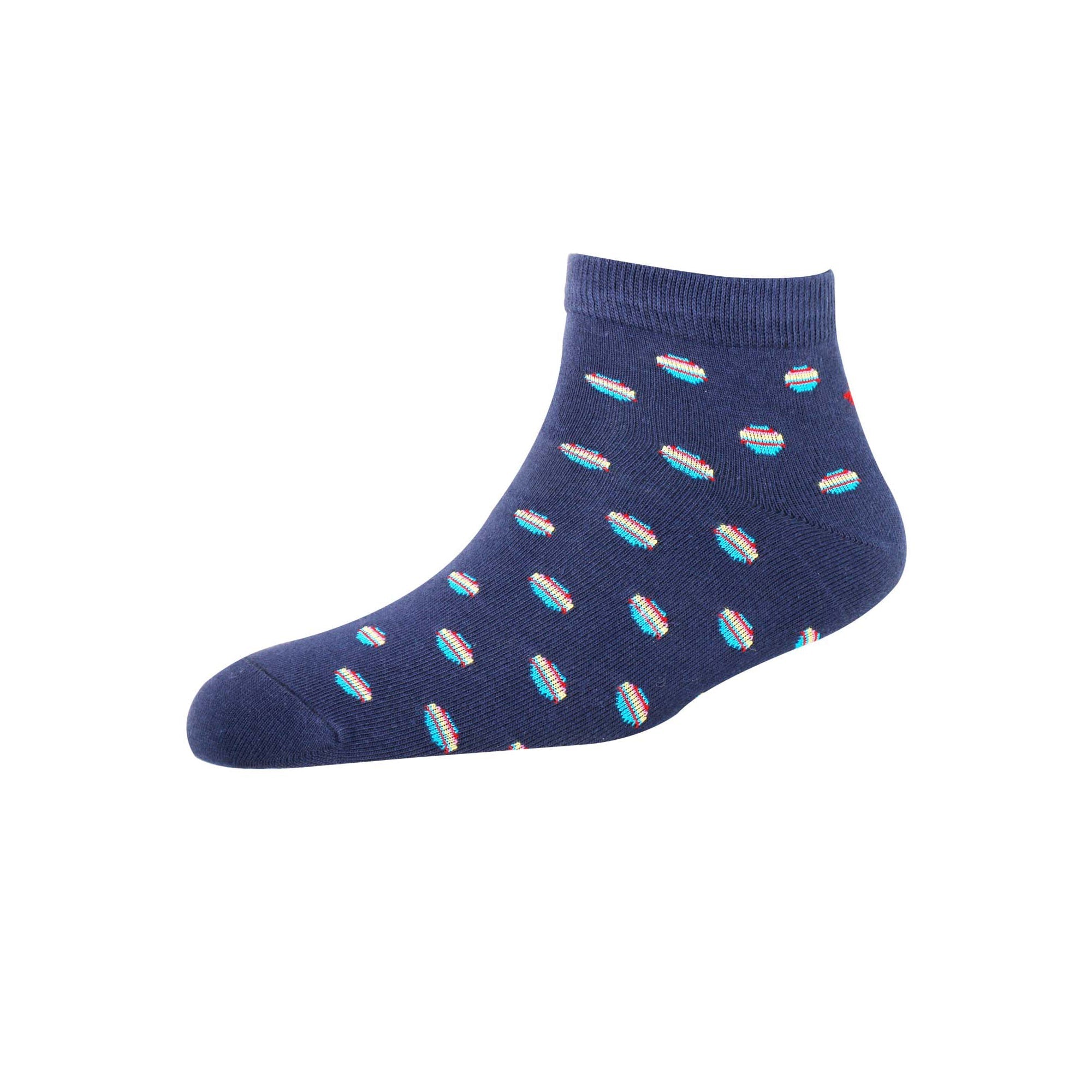 Men's AL04 Pack of 3 Cotton Fashion Ankle Socks