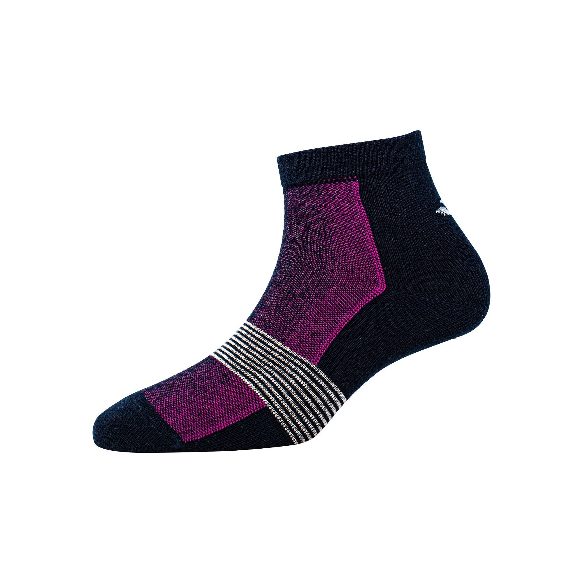 Women's YW-W1-4005 Ankle Multi Foot Stripe Socks