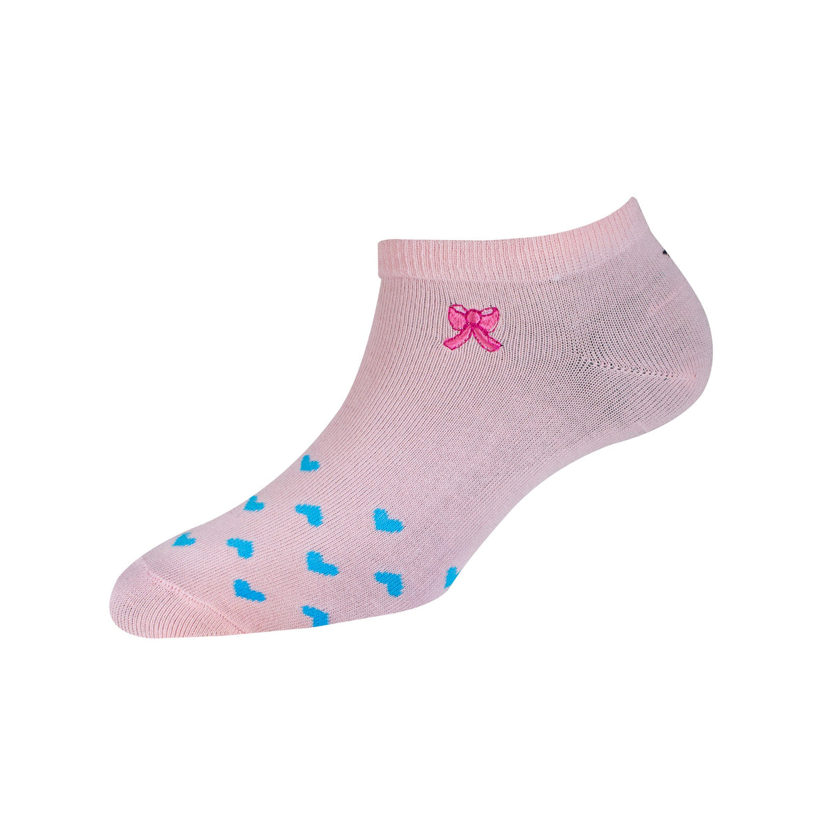 Women's Low Ankle Antibacterial Cotton socks with Embroidery Fancy- YW-W1-6003