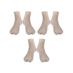 Young Wings Antibacterial Womens Cotton Thumb Ankle Socks 5001 - Pack of 3