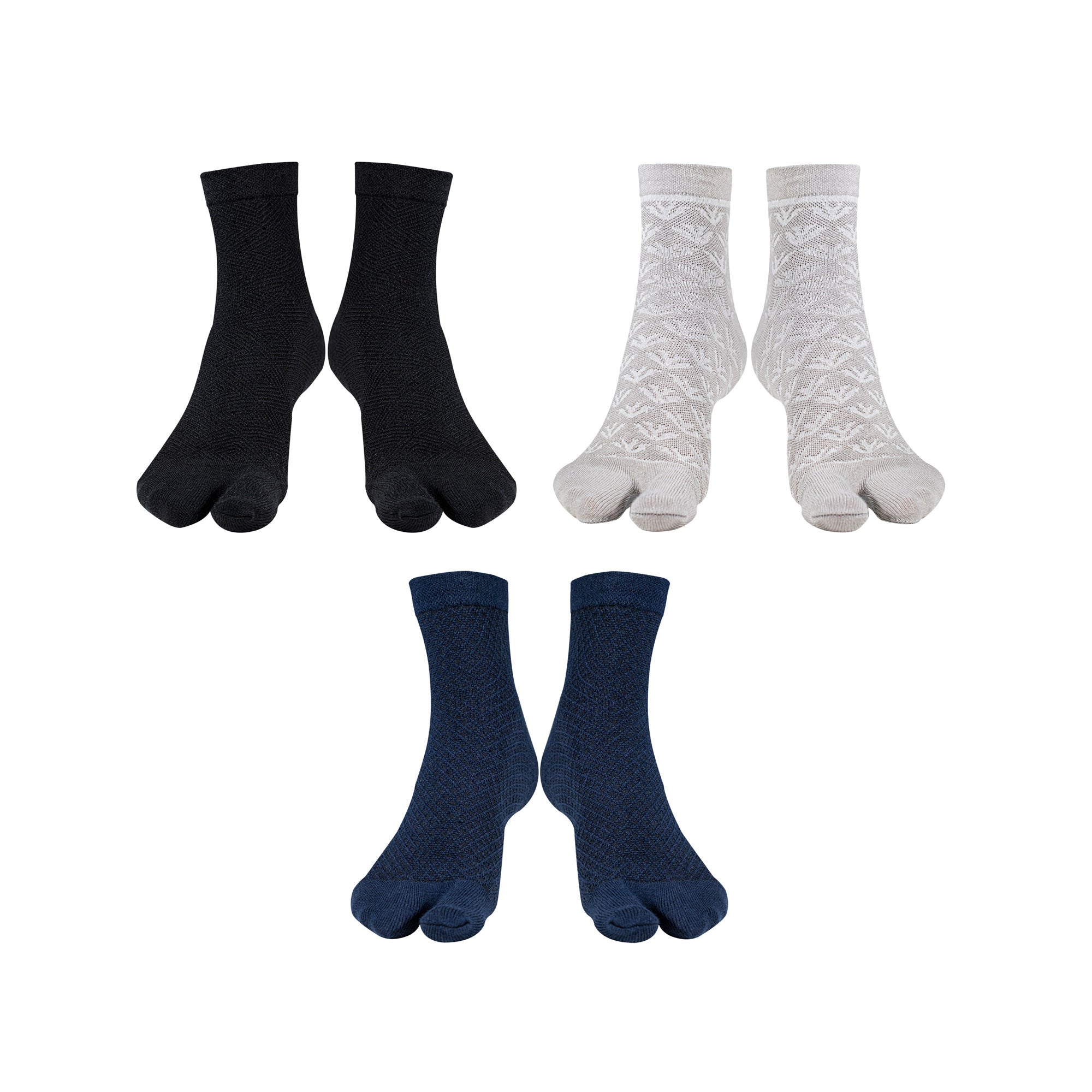 Young Wings Antibacterial Womens Cotton Thumb Ankle Socks WS1004 - Pack of 3