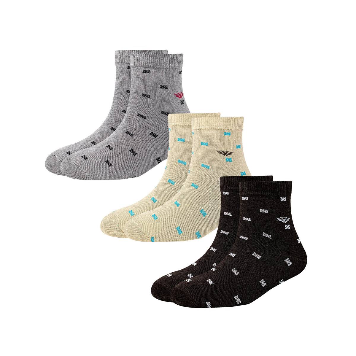Men's AL049 Pack of 3 Ankle Socks