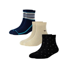 Men's AL043 Pack of 3 Ankle Socks