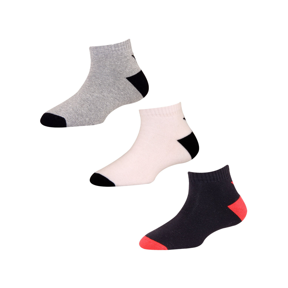 Men's Solid TS03 Pack of 3 Cotton Terry Sports Ankle Socks