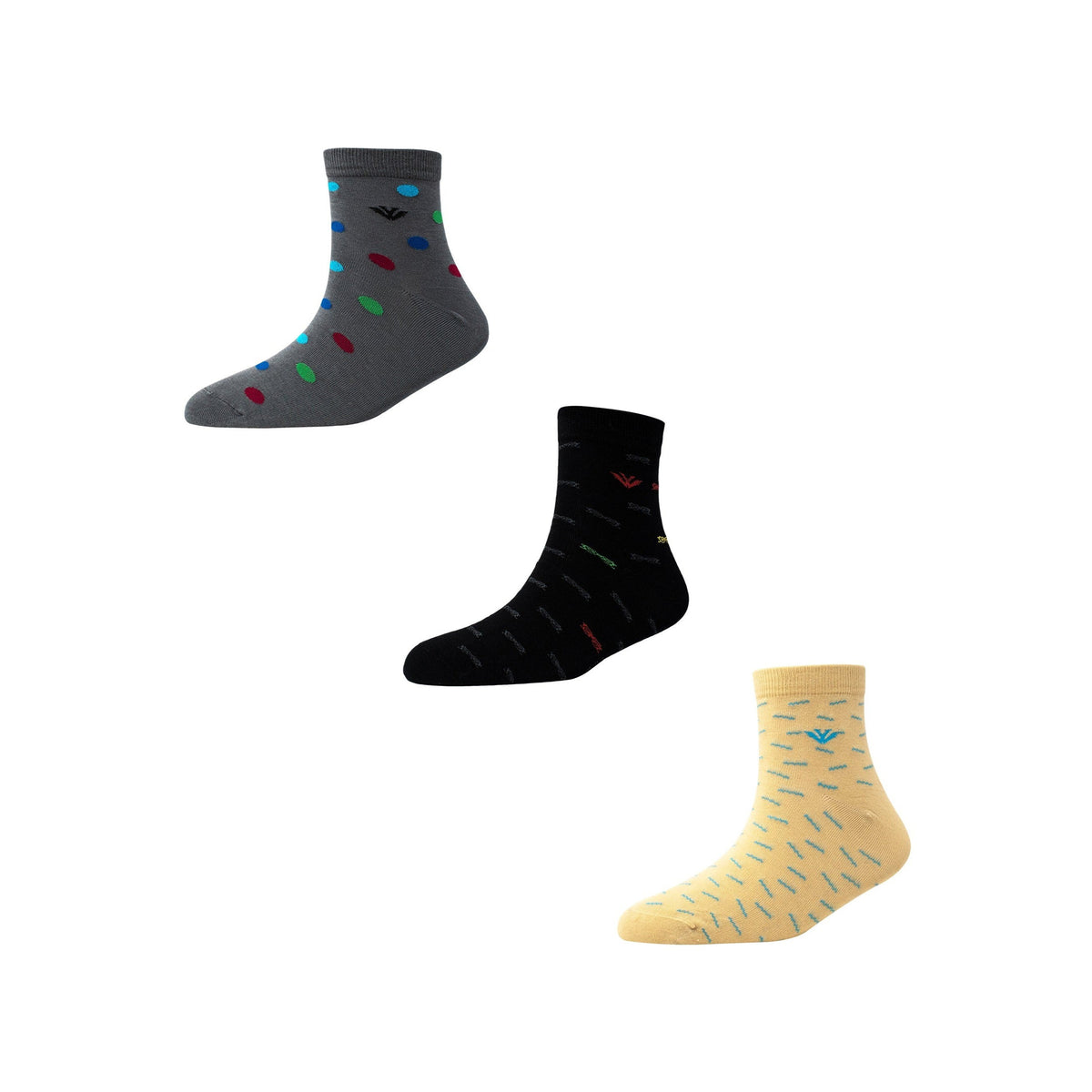 Men's AL025 Pack of 3 Ankle Socks