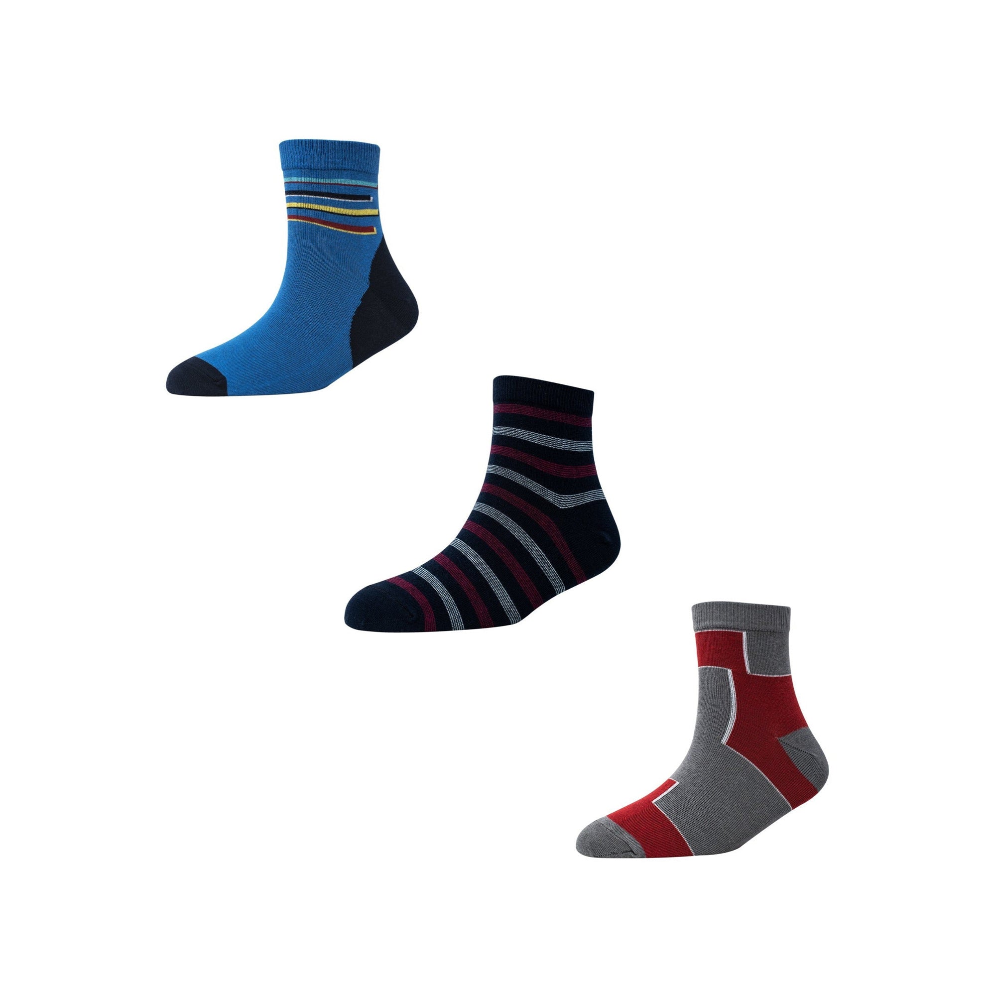 Men's AL024 Pack of 3 Ankle Socks