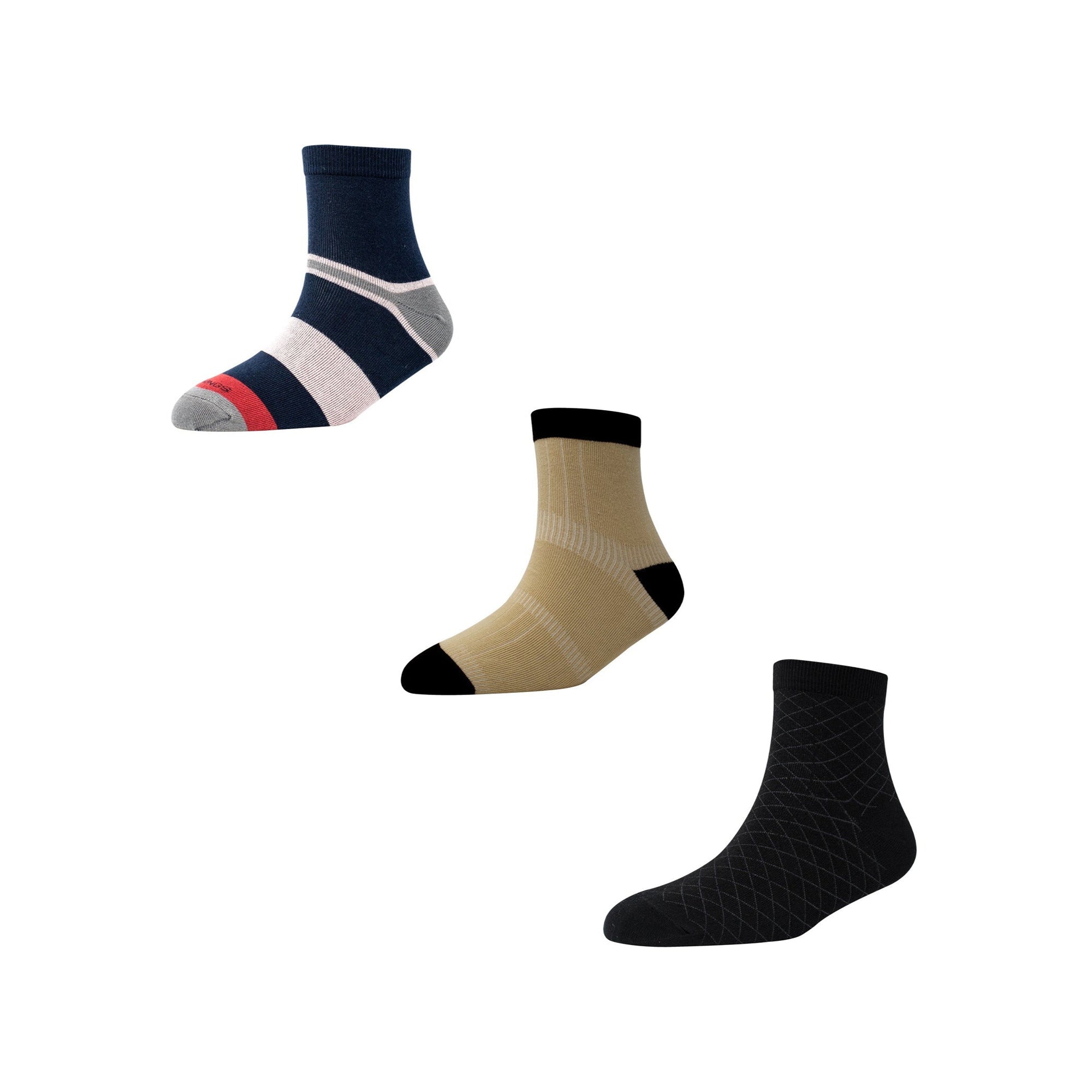 Men's AL021 Pack of 3 Ankle Socks