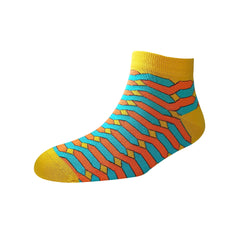 Men's YW-M1-235 Fashion Steps Ankle Socks