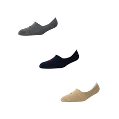 Men's NS010 Pack of 3 Invisible/No-Show Socks