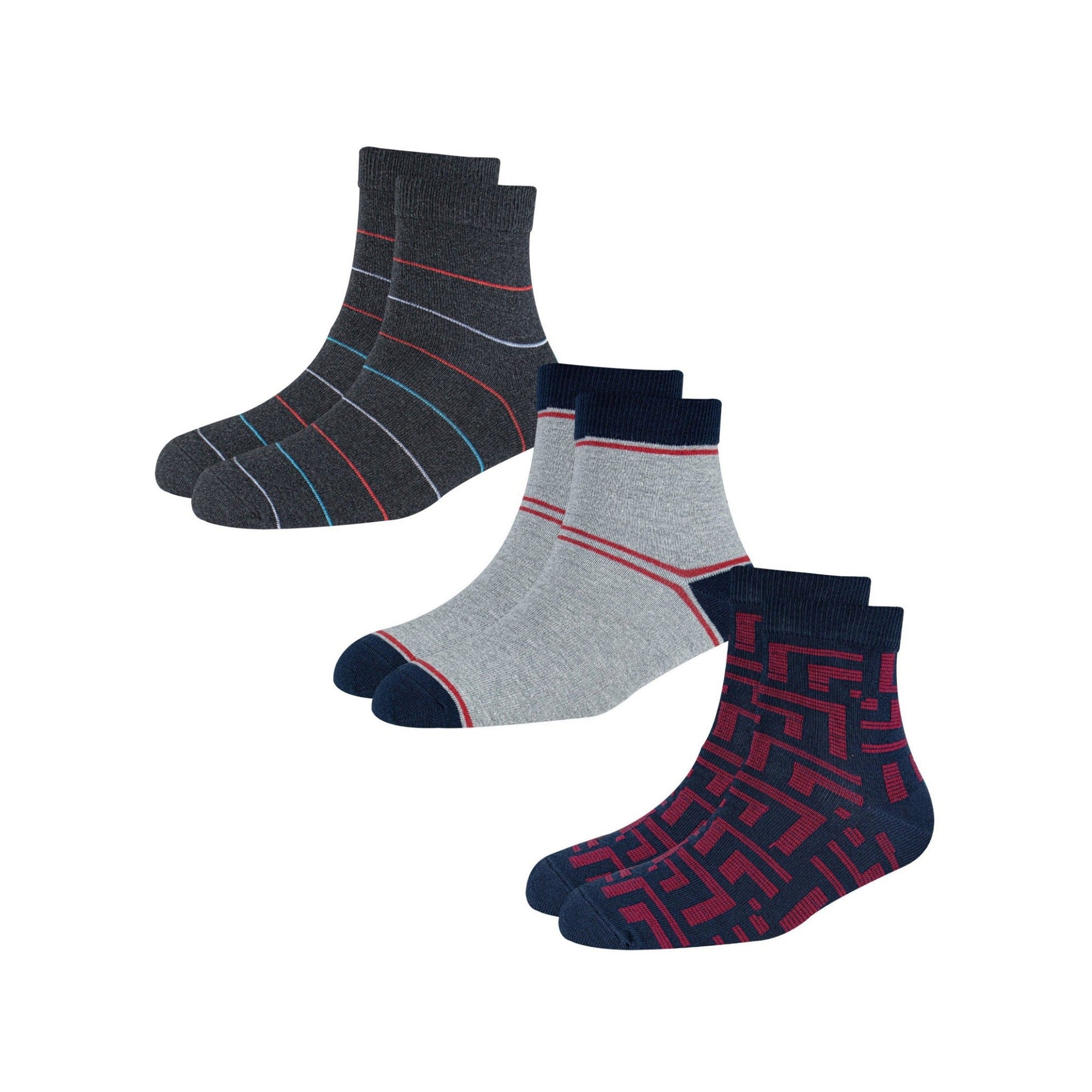 Men's AL031 Pack of 3 Ankle Socks