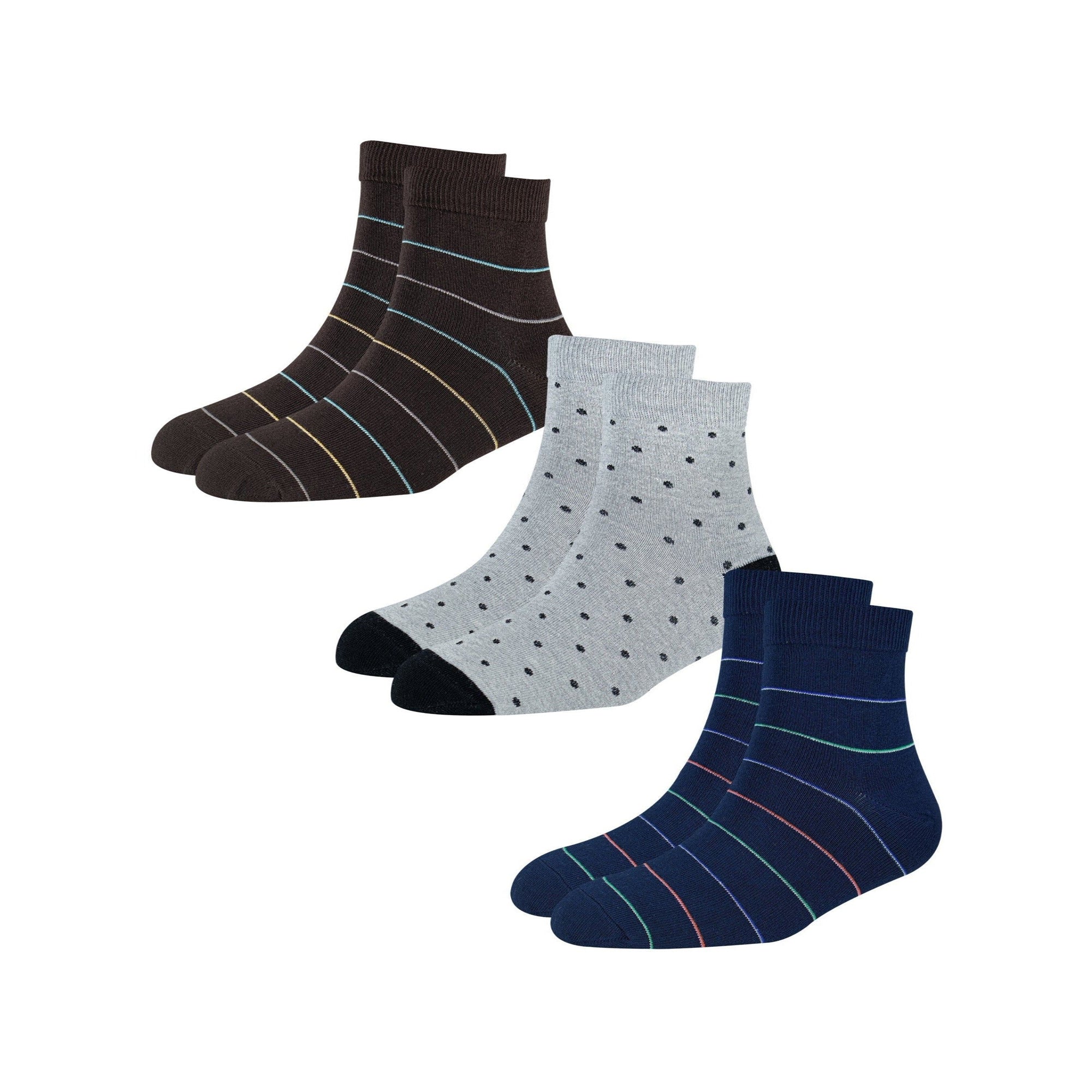 Men's AL035 Pack of 3 Ankle Socks