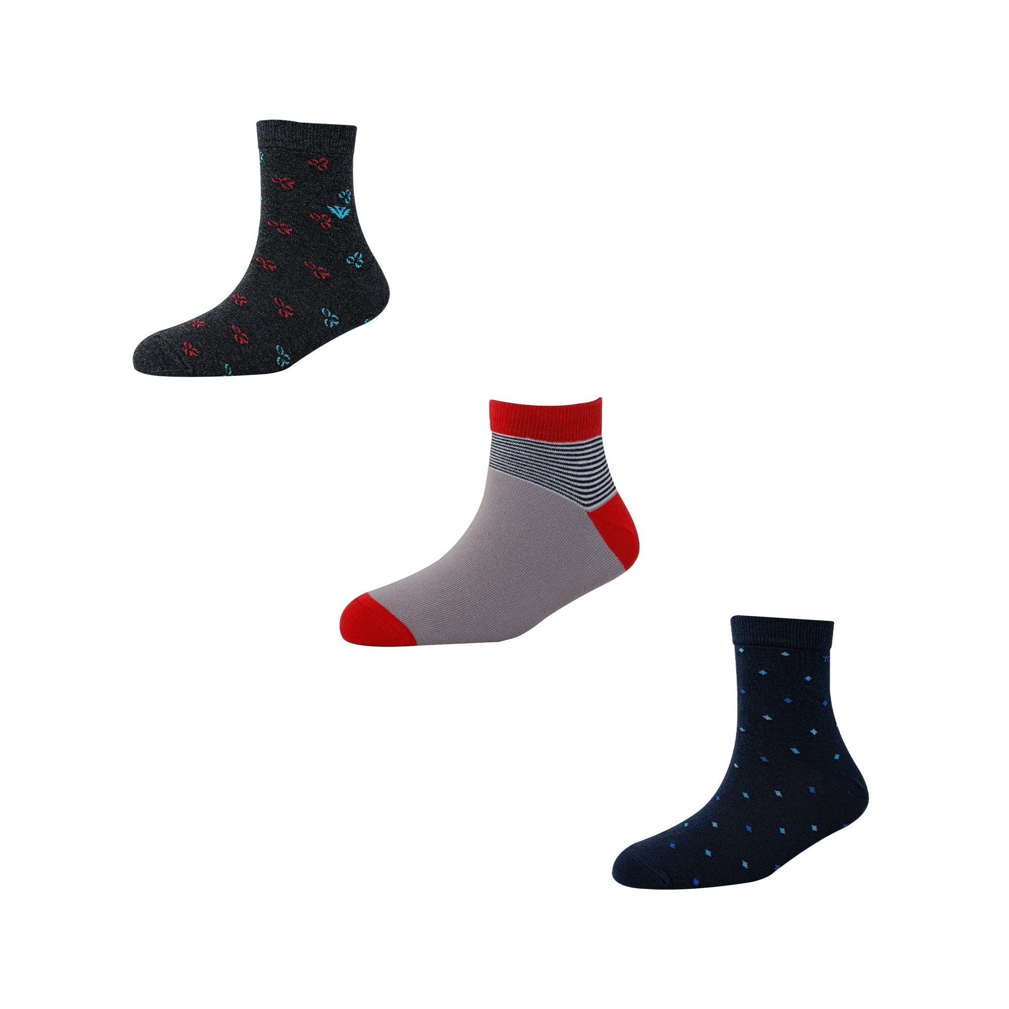 Men's AL029 Pack of 3 Ankle Socks