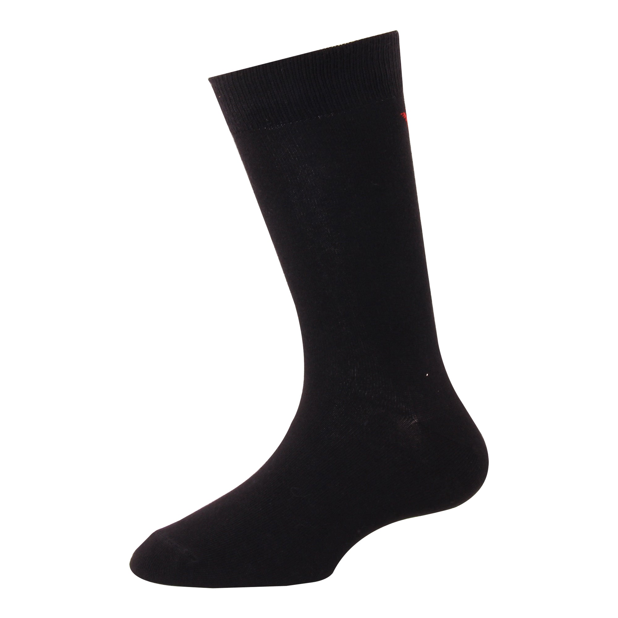 Men's FL013 Pack of 3 Cotton Solid Crew Socks