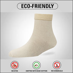 Young Wings Eco Friendly Ankle Terry Sports socks (Unisex) - Pack of 3