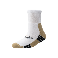 Men's YW-M1-256 Terry Sole Stripe Ankle Socks