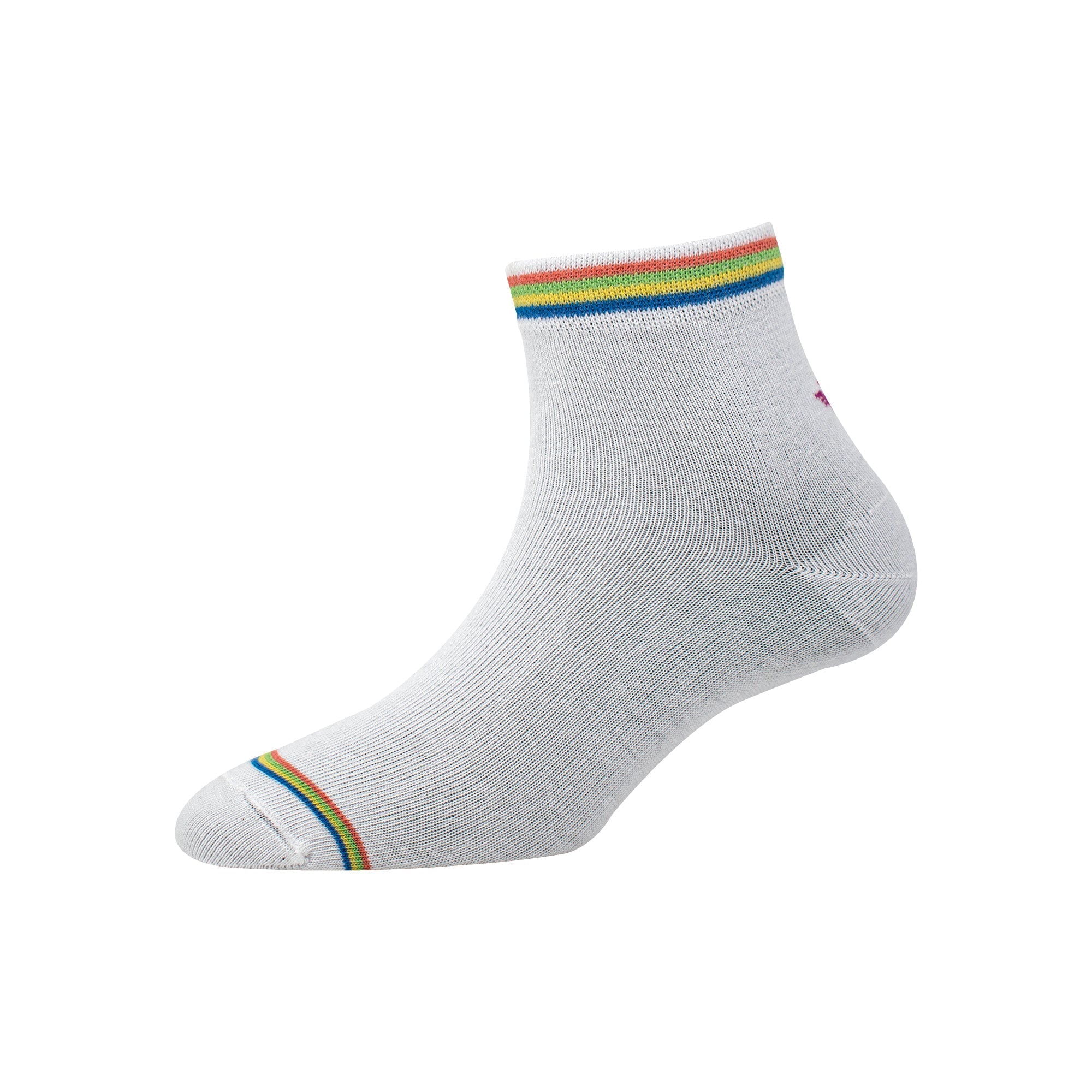 Women's YW-W1-4009 Ankle Welt Stripe Socks