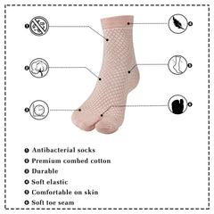 Young Wings Antibacterial Womens Cotton Thumb Ankle Socks WS1001 - Pack of 3